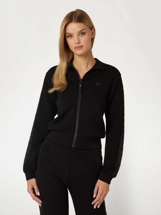 GUESS – V2YQ17K7UW2-JBLK MIKINA NA ZIP L/S