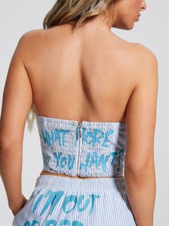 Out Of Bed top Modrá barva Ženy