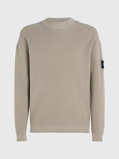 Badge svetr Béžová, Krémová barva Muži