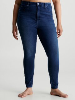 Luxusní High Rise Super Skinny jeans, Modrá barva, 25/NI, 26/NI, 27/NI, 28/NI, 29/NI, 30/NI