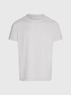 Logo Mesh Gym triko Šedá barva Muži