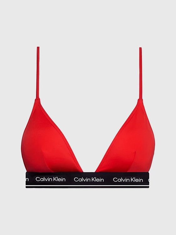 Calvin Klein Swimwear – CK Meta Legacy plavky, Červená barva