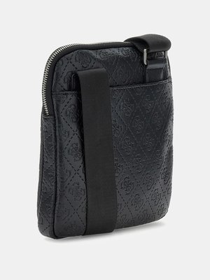 Milano Debossed crossbody – GUESS, Černá barva Muži