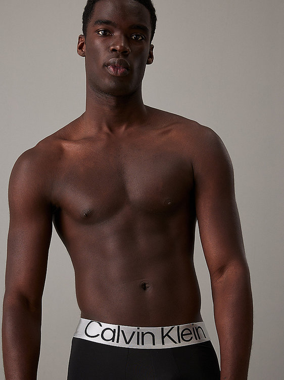 Luxusní CK Steel Micro boxery 3ks, Černá barva, S, M, L, XL, XXL