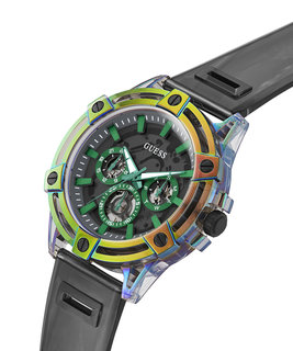 Luxusní King hodinky, Černá, Iridiscentní barva, UNI