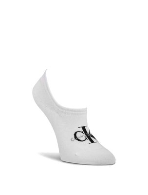 Calvin Klein Jeans – Ponožky Ck Jeans Logo, Bílá barva