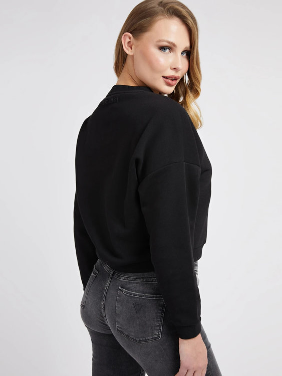 Luxusní Juliane mikina, Černá barva, XS, S, M, L