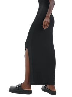 Luxusní Modal šaty, Černá barva, XS, S, M, L