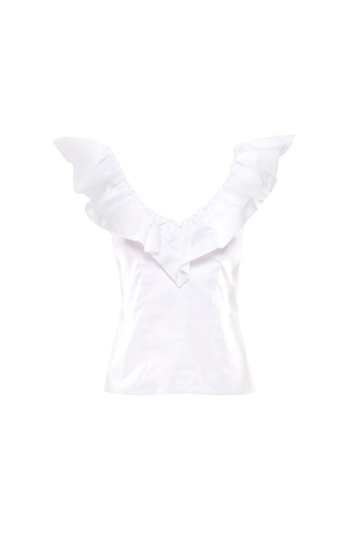 Luxusní Floris halenka, Bílá barva, 38(XS), 40(S), 42(M), 44(L)