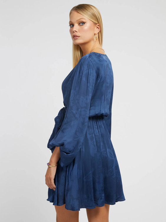 Módní Noelie šaty, Modrá barva, 2022