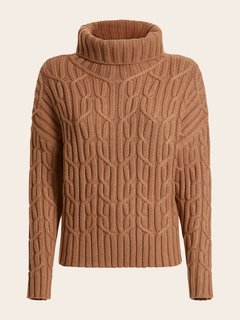 Ellarose svetr Hnědá barva Ženy