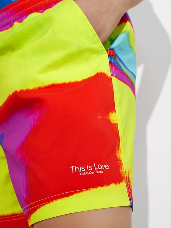 Calvin Klein Jeans – AOP Nylon kraťasy, Multi barva 1