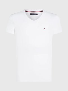 Core Stretch Slim triko Bílá barva Muži