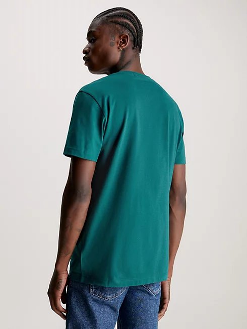 Monologo Regular triko – Calvin Klein Jeans, Zelená barva Muži