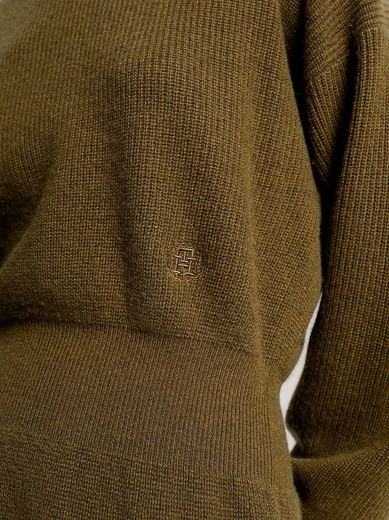 Luxusní Cashmere šaty, Khaki, Zelená barva, XS/R, S/R, M/R, L/R