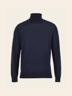 Merino Essential svetr Navy barva Muži