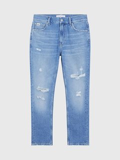 Dad jeans Modrá barva Muži