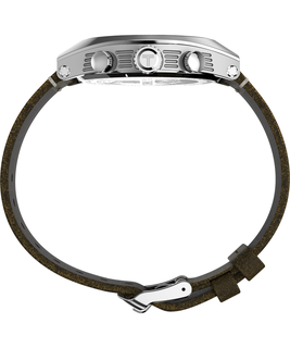 Luxusní Legacy hodinky, Hnědá, Stříbrná barva