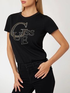 Luxusní Studded triko, Černá barva, XS, S, M, L, XL