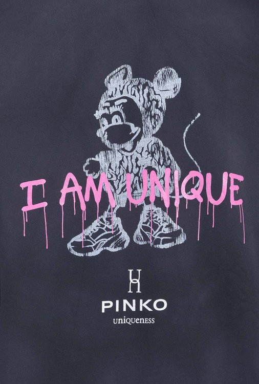 Módní Mikina Gioiosa, Černá barva, 2020, 2020