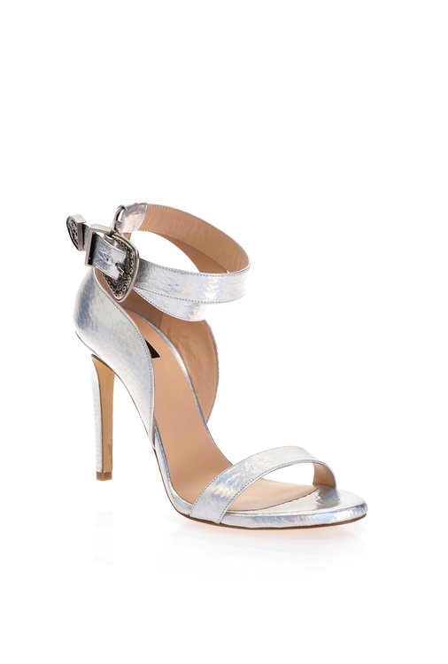 Sandály Curcuma – Pinko, Stříbrná barva Ženy