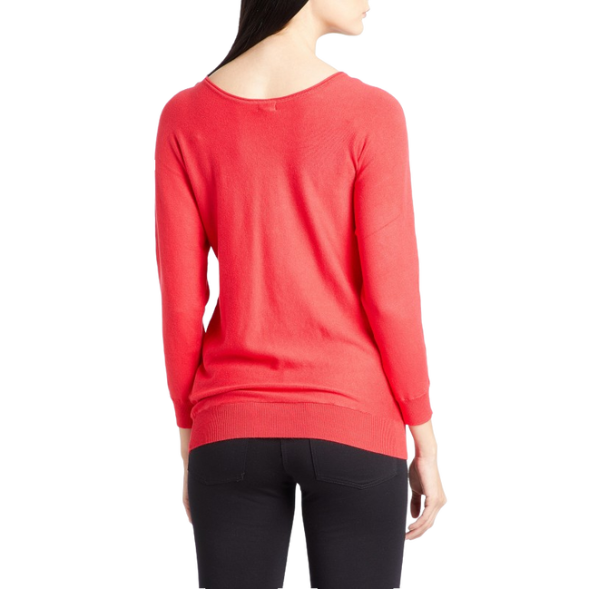 Logo svetr – Guess, Červená, Růžová barva Ženy