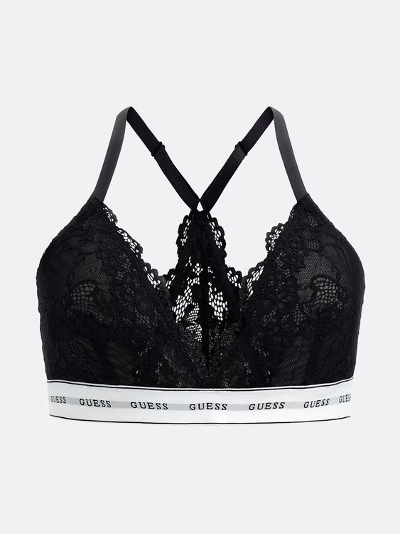 GUESS – Belle Triangle podprsenka, Černá barva