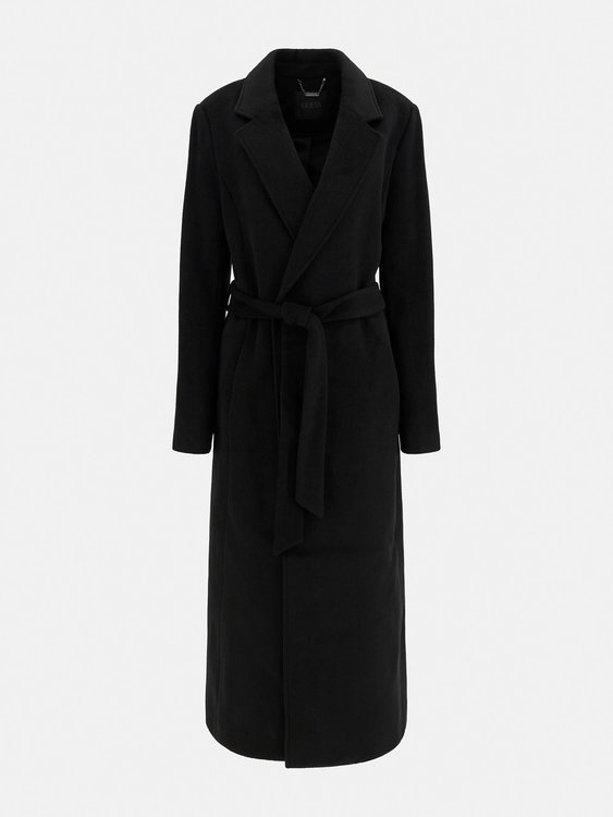 Luxusní Diamante kabát, Černá barva, XS, S, M