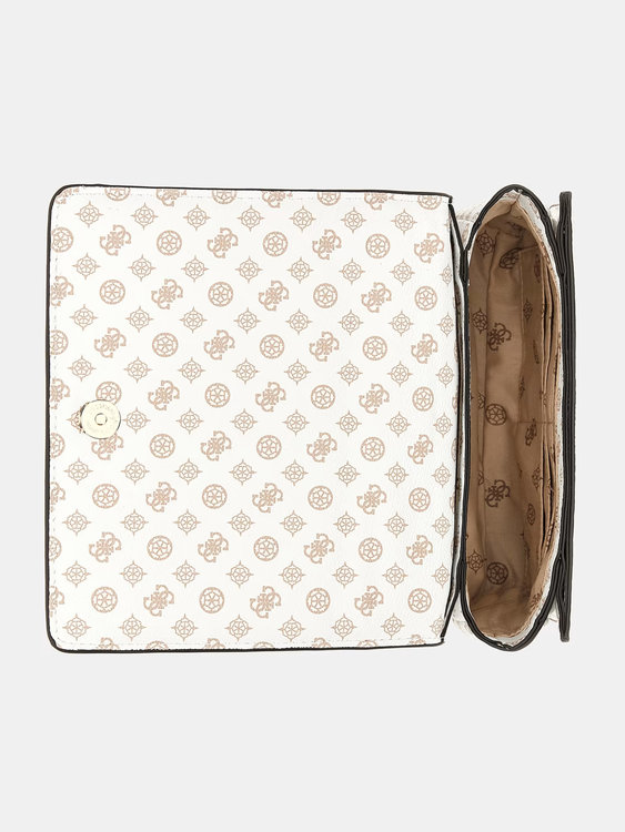 Módní Abey crossbody, Bílá barva, 2023