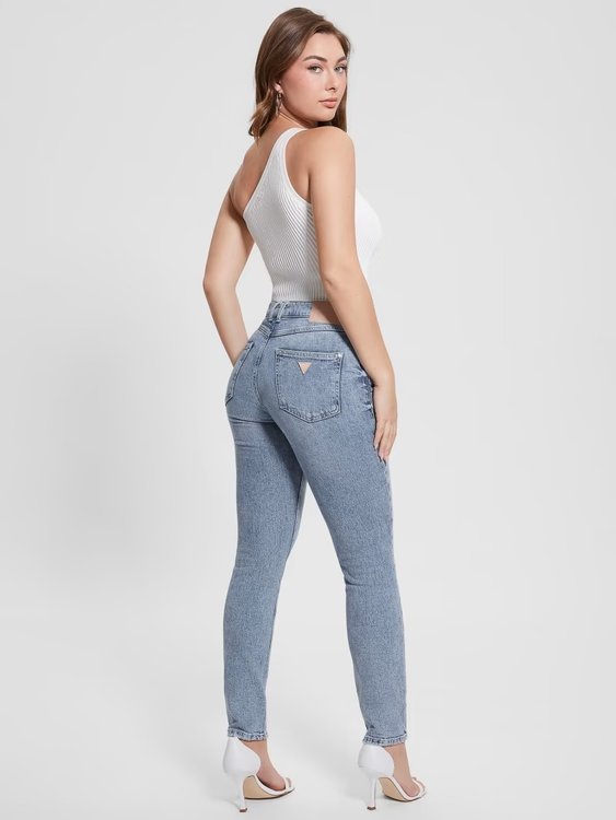 Luxusní 1981 Exposed jeany, Modrá barva, 25/29, 26/29, 27/29, 28/29, 29/29, 30/29, 31/29