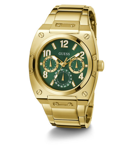 Luxusní Prodigy hodinky, Zelená, Zlatá barva, UNI