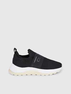 Calvin Klein Jeans – Runner Slip On tenisky, Černá barva