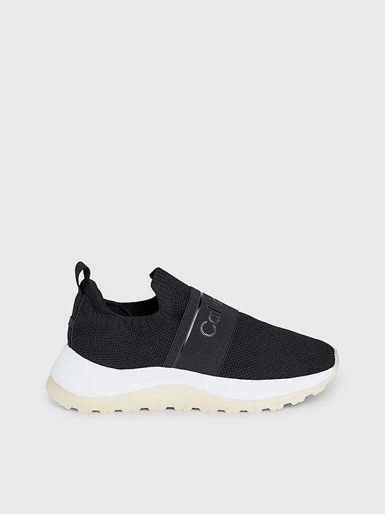 Calvin Klein Jeans – Runner Slip On tenisky, Černá barva