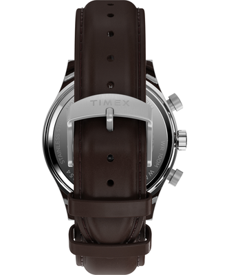 Waterbury hodinky – TIMEX, Hnědá, Stříbrná barva Muži