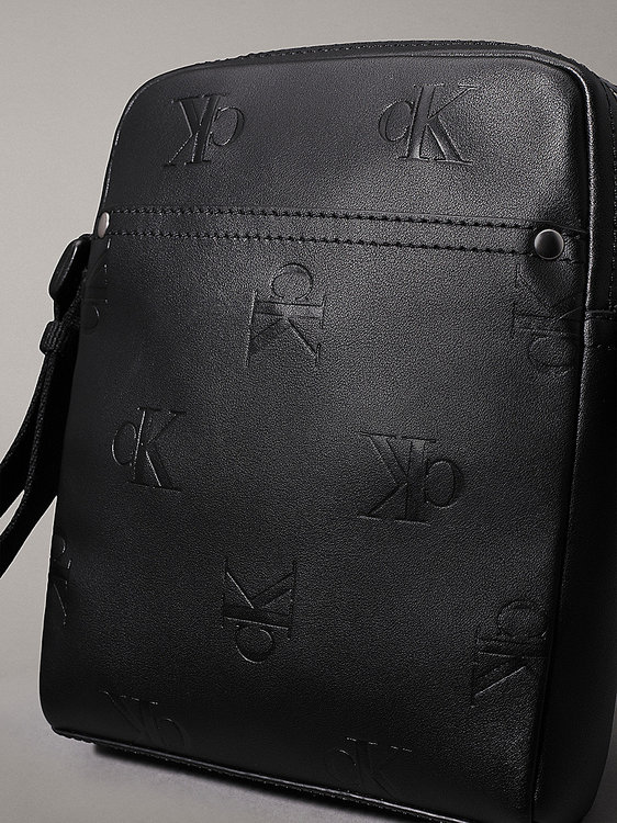Luxusní Monogram Soft crossbody, Černá barva, OS