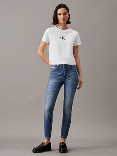 Luxusní High Rise Super Skinny jeans, Modrá barva, 25/NI, 26/NI, 27/NI, 28/NI, 29/NI, 30/NI, 31/NI