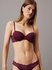 Calvin Klein Underwear – CK Attraction podprsenka Balcon, Červená, Vínová barva