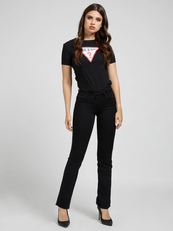 Luxusní Triangle logo triko, Černá barva, XS, S, M, L, XL