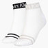 Calvin Klein Jeans – Logo ponožky 2páry, Bílá barva