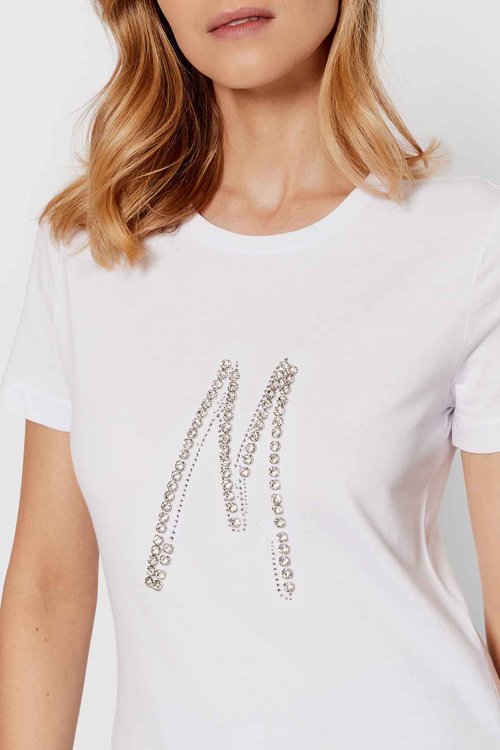 M tričko Bílá barva Ženy