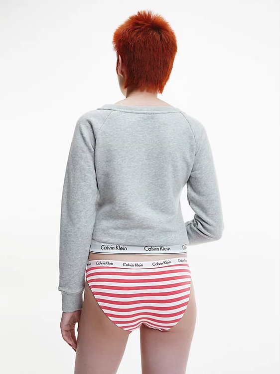 Módní Carousel bikiny, Bílá, Červená barva, 2022