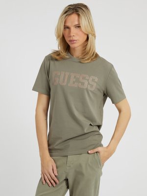 GUESS – Ermak triko, Khaki, Zelená barva