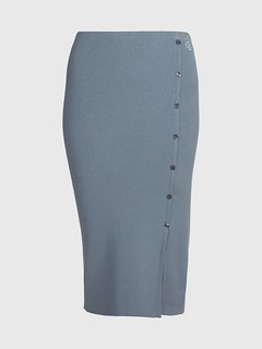 Button sukně Modrá barva Ženy