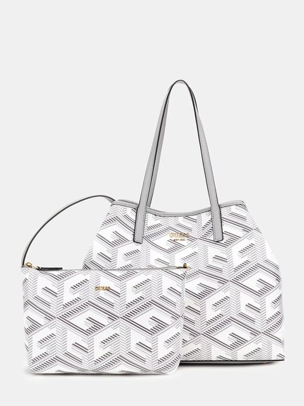 Módní Vikky Tote kabelka, Bílá barva, 2023
