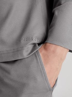 Luxusní Black Sleep pyžamová košile, Šedá barva, M, L