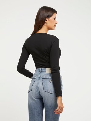 4G Logo triko – GUESS, Černá barva Ženy