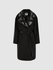 GUESS, Černá barva Ludovica Logo kabát