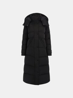 Ines Long Down kabát Černá barva Ženy