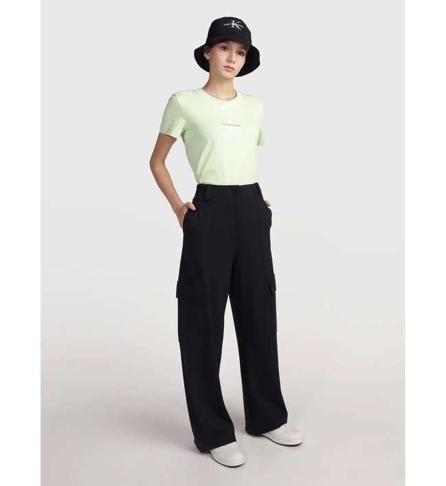 Luxusní Monologo Slim triko, Zelená barva, XS, S, M, L, XL