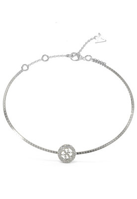 GUESS – 4G Crush náramek, Stříbrná barva